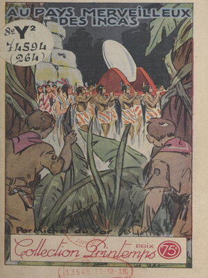 cover image of Au pays merveilleux des Incas